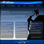 Screen shot of the Infusion UK Ltd website.