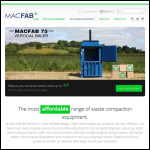 Screen shot of the MACFAB Systems Ltd website.