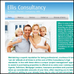 Screen shot of the Aja Ellis Consultancy Ltd website.