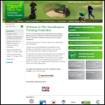 Screen shot of the Greenkeepers Training Committee (The) website.