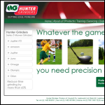 Screen shot of the Hunter Grinders Ltd website.