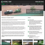 Screen shot of the Hydro Turf Ltd website.