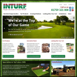 Screen shot of the Inturf website.