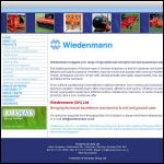 Screen shot of the Wiedenmann (UK) Ltd website.