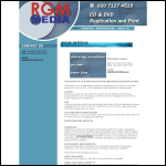 Screen shot of the RGM Media Ltd website.