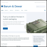 Screen shot of the Barum & Dewar Ltd website.