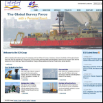 Screen shot of the EGS International Ltd website.