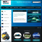 Screen shot of the NETmc Marine Ltd website.