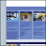 Screen shot of the Mainframe Communications website.