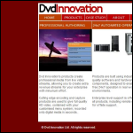 Screen shot of the Dvd Innovation Ltd website.