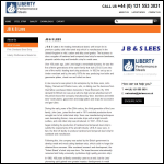 Screen shot of the J.B. & S. Lees website.