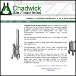 Screen shot of the Chadwick (Isle of Man) website.