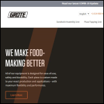 Screen shot of the Grote International website.