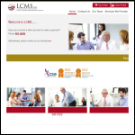 Screen shot of the Lcms Properties Ltd website.