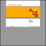 Screen shot of the Worlebury Garage Ltd website.