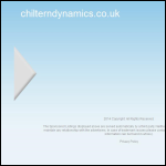 Screen shot of the Chiltern Dynamics website.