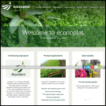 Screen shot of the Econoplas Ltd website.