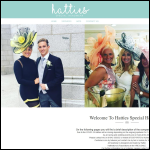 Screen shot of the Hatties Ltd website.