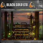 Screen shot of the Blacken Gold Ltd website.