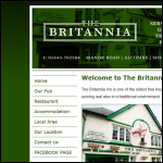 Screen shot of the The Britannia Inn (Alcombe) Ltd website.