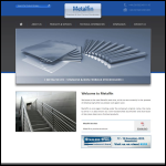 Screen shot of the Metalfin Ltd website.