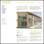 Screen shot of the ModCell website.