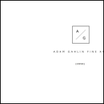 Screen shot of the Adam Gahlin Fine Art Ltd website.