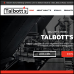 Screen shot of the Talbott's Biomass Energy Systems Ltd website.