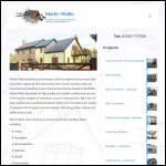 Screen shot of the Martin Watts Architectural Associates Ltd website.