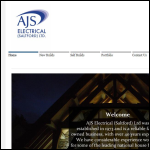 Screen shot of the Ajs Electrical (Saltford) Ltd website.