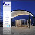 Screen shot of the Fensec Ltd website.