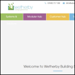 Screen shot of the Wetherby Building Systems Ltd website.