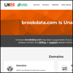 Screen shot of the Brook Data Systems Ltd website.