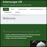 Screen shot of the Interscapes - Uk Ltd website.