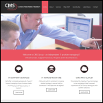 Screen shot of the CMS Group Ltd website.