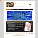 Screen shot of the Apollo Electronics Corporation Ltd website.