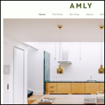 Screen shot of the Amlybuild Ltd website.