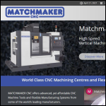 Screen shot of the Matchmaker CNC website.