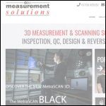 Screen shot of the Measurement Solutions Ltd website.
