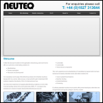 Screen shot of the Neuteq Europe Ltd website.