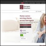 Screen shot of the Harrogate Homecare Ltd website.