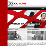 Screen shot of the Cooltone Ltd website.