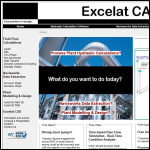 Screen shot of the Excelat Cad Ltd website.