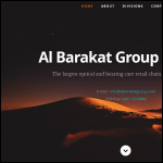 Screen shot of the Albarakat Ltd website.
