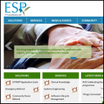 Screen shot of the Esp It Consultancy Ltd website.