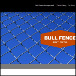 Screen shot of the Bullfence Ltd website.