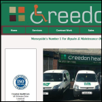 Screen shot of the Creedon Health Care Ltd website.