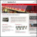 Screen shot of the The Spider Bolt Company website.