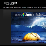Screen shot of the Aerotherm Group Ltd website.