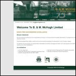 Screen shot of the M & M Linings Ltd website.